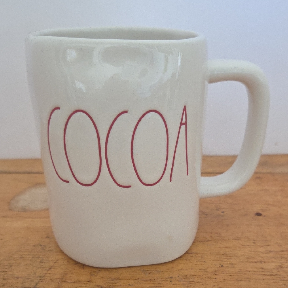 Rae Dunn White Cocoa Mug